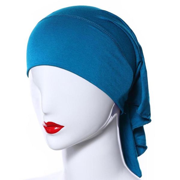 muslim women soft comfortable inner hijab caps islamic underscarf hats 20 colors t55, Red
muslim women soft comfortable inner hijab caps islamic underscarf hats 20 colors t55, Red
