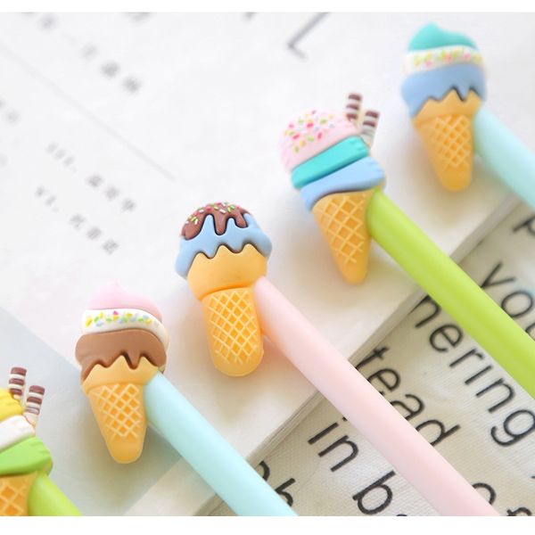 24 pcs/lot ice cream black color gel pen 0.5mm roller ball pens stationery office accessories school supplies papeleria a6742
24 pcs/lot ice cream black color gel pen 0.5mm roller ball pens stationery office accessories school supplies papeleria a6742