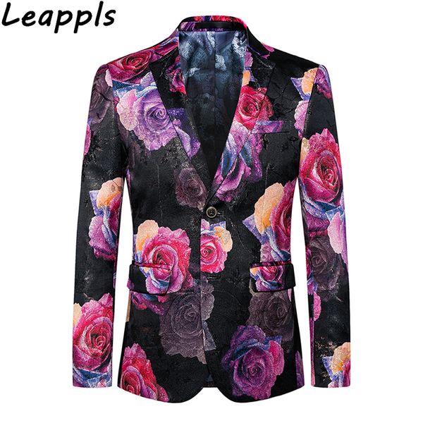 leappls m-6lxl mens floral blazer slim fit brand clothing mens blazers and jackets fashion flower designs wedding dress suit men, White;black
leappls m-6lxl mens floral blazer slim fit brand clothing mens blazers and jackets fashion flower designs wedding dress suit men, White;black