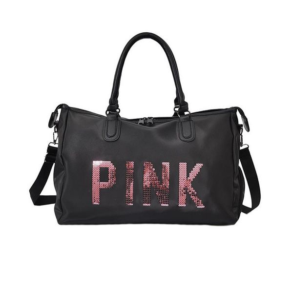 2018 Sequins PINK Letter Print Women Gym Bag Fitness Travel Handbag Outdoor Separate Space For Shoes Sac Sports Women's Bag
2018 Sequins PINK Letter Print Women Gym Bag Fitness Travel Handbag Outdoor Separate Space For Shoes Sac Sports Women's Bag