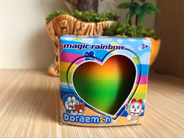 Fashion Rainbow circle Colorful Rainbow Plastic Magic Slinky Kids Children Classic Development Educational Toy Christmas Gifts DHL 120pcs
Fashion Rainbow circle Colorful Rainbow Plastic Magic Slinky Kids Children Classic Development Educational Toy Christmas Gifts DHL 120pcs
