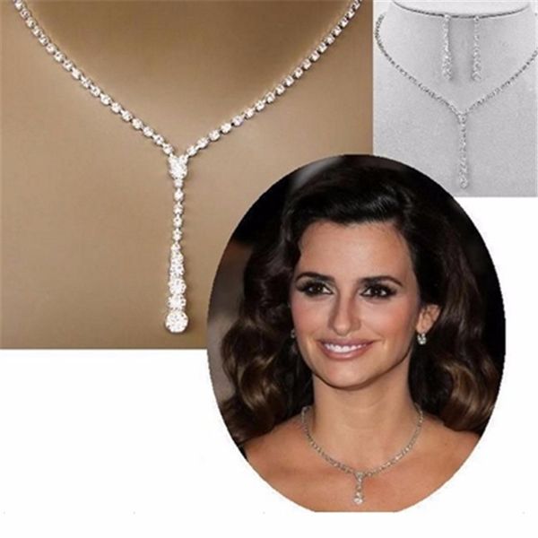 crystal tennis drop necklace set 14"-17" silver bridal bridesmaid jewelry sets rhinestone necklace earrings wedding jewelry
crystal tennis drop necklace set 14"-17" silver bridal bridesmaid jewelry sets rhinestone necklace earrings wedding jewelry