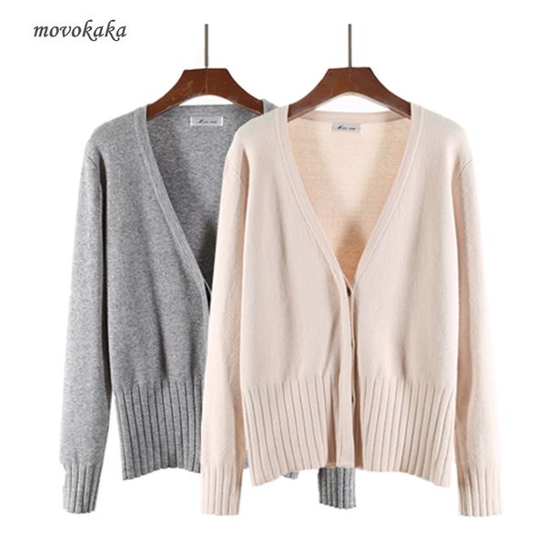 movokaka sweaters 2018 autumn new sweater cardigan women buttons knit loose v-neck cardigan women solid female long, White;black
movokaka sweaters 2018 autumn new sweater cardigan women buttons knit loose v-neck cardigan women solid female long, White;black