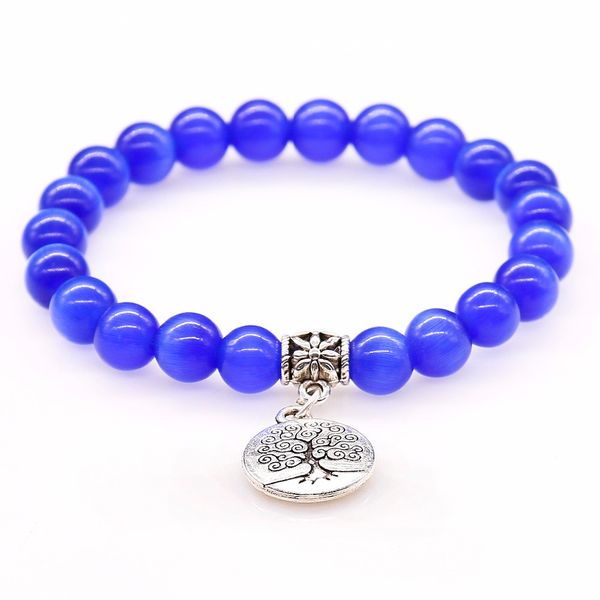 natural stone dark blue opal quartz stretch bracelet tree life healing jewelry 8mm bead bracelets women men jewelry, Black
natural stone dark blue opal quartz stretch bracelet tree life healing jewelry 8mm bead bracelets women men jewelry, Black