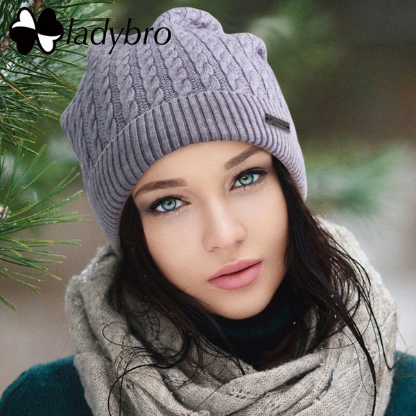 ladybro 2017 fashion women beanie hat for winter knitted hat cap warm skullies cap female chapeu femme bonnet ski gorros, Blue;gray
ladybro 2017 fashion women beanie hat for winter knitted hat cap warm skullies cap female chapeu femme bonnet ski gorros, Blue;gray