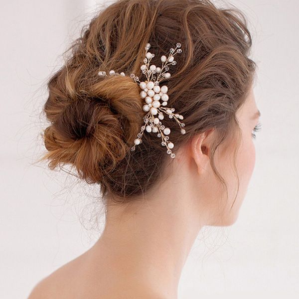 pearl flower hair comb for women hairband bride wedding tiaras crown headband clips jewelry hair accessories new, Golden;white
pearl flower hair comb for women hairband bride wedding tiaras crown headband clips jewelry hair accessories new, Golden;white