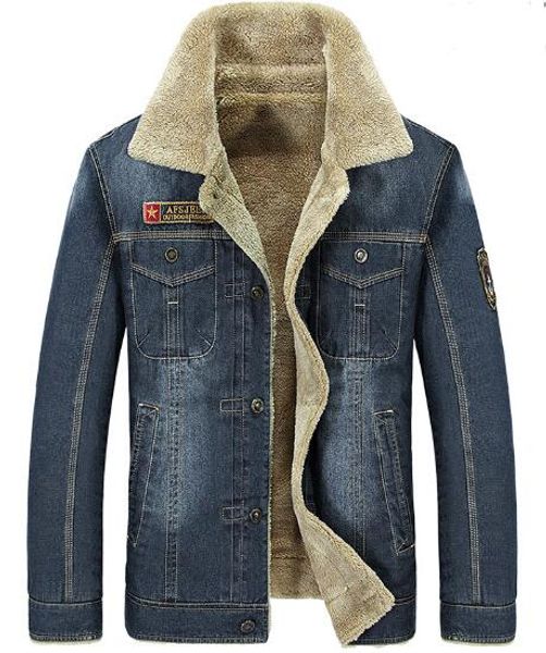 winter new jeep denim jacket men's casual jackets plus velvet thick coats cotton coat, Black;brown
winter new jeep denim jacket men's casual jackets plus velvet thick coats cotton coat, Black;brown