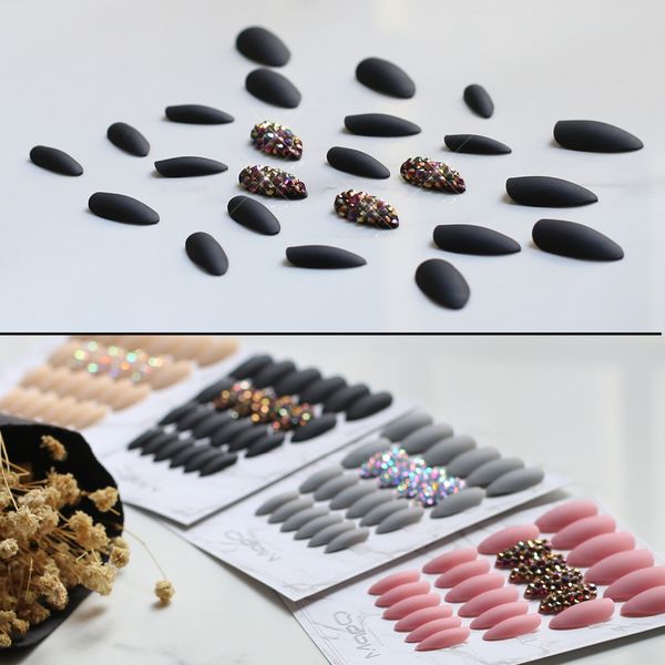 cool matte black press on nails bling crystal nail art fake nails natural false stiletto with stickers 24pcs pure color, Red;gold
cool matte black press on nails bling crystal nail art fake nails natural false stiletto with stickers 24pcs pure color, Red;gold
