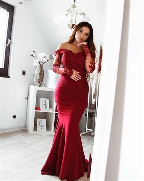 off the shoulder prom dress long sleeves special occasion dress cutout back mermaid evening dress lace, Black
off the shoulder prom dress long sleeves special occasion dress cutout back mermaid evening dress lace, Black
