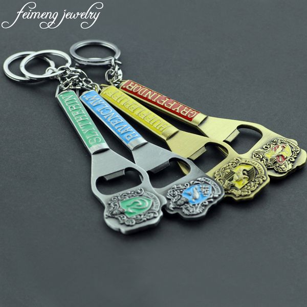feimeng jewelry hogwarts bottle opener key chain slytherin gryffindor hufflepuff ravenclaw school badge keyring keychain for men, Silver
feimeng jewelry hogwarts bottle opener key chain slytherin gryffindor hufflepuff ravenclaw school badge keyring keychain for men, Silver
