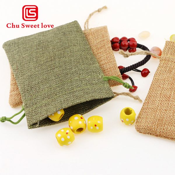 50pcs 9 * 12cm linen drawstring bags jewelry pouch christmas wedding gifts bags drawstring bag packing
50pcs 9 * 12cm linen drawstring bags jewelry pouch christmas wedding gifts bags drawstring bag packing