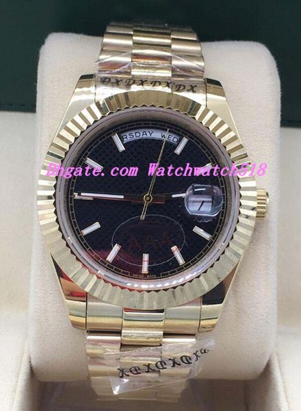 luxury watches 2 style 228238 18k yellow gold black diagonal motif dial 40mm automatic fashion brand men's watch wristwatch, Slivery;brown
luxury watches 2 style 228238 18k yellow gold black diagonal motif dial 40mm automatic fashion brand men's watch wristwatch, Slivery;brown
