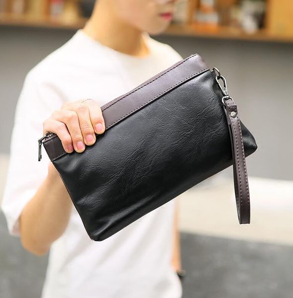 factory wholesale brand men bag fashion multi-functional storage bags in hand way oxford mens wrist purse large capacity contrast leather wa, Red;black
factory wholesale brand men bag fashion multi-functional storage bags in hand way oxford mens wrist purse large capacity contrast leather wa, Red;black
