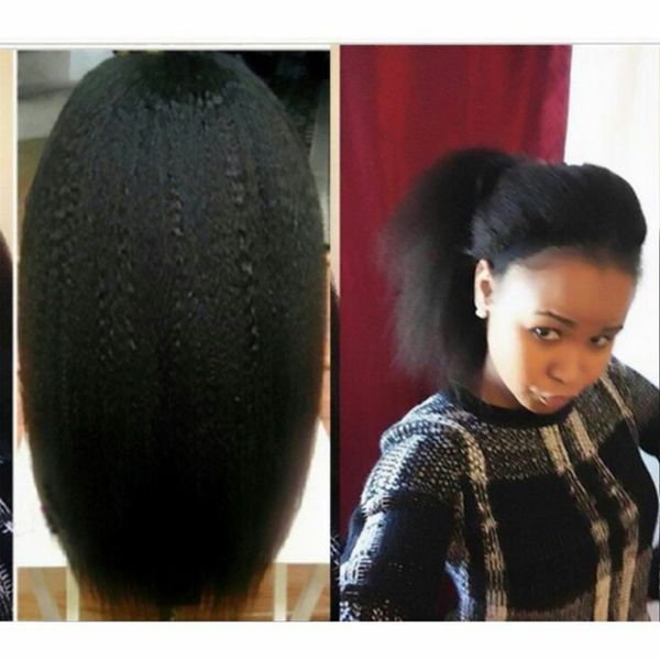 affordable 8a grade kinky yaki straight ponytail hair extensions human hair double weft brazilian unprocessed virgin hair clip in ponytail, Black
affordable 8a grade kinky yaki straight ponytail hair extensions human hair double weft brazilian unprocessed virgin hair clip in ponytail, Black