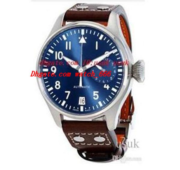Top Quality Luxury Wristwatch Big Pilot Midnight Blue Dial Automatic Men's Watch 46MM Mens Watch Watches
Top Quality Luxury Wristwatch Big Pilot Midnight Blue Dial Automatic Men's Watch 46MM Mens Watch Watches