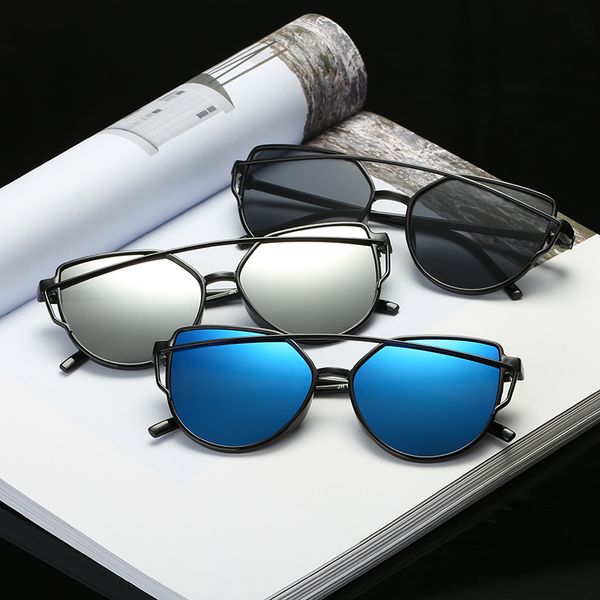 sunglasses ladies 2018 fashion new cat eyes women sunglasses double beam double plastic frame uv400, White;black
sunglasses ladies 2018 fashion new cat eyes women sunglasses double beam double plastic frame uv400, White;black