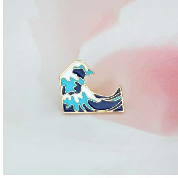 blue waves brooch enamel pin buckle cartoon metal brooch for coat jacket bag pin badge sea jewelry gift for kids girl boy, Gray
blue waves brooch enamel pin buckle cartoon metal brooch for coat jacket bag pin badge sea jewelry gift for kids girl boy, Gray