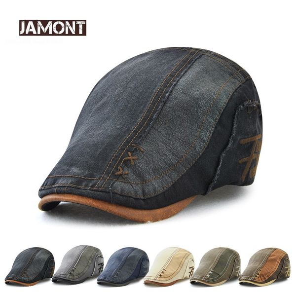 jamont 2018 new coon visors hat berets cap fashion distressed flat hat men women gorras visor sun hat casquee, Blue;gray
jamont 2018 new coon visors hat berets cap fashion distressed flat hat men women gorras visor sun hat casquee, Blue;gray