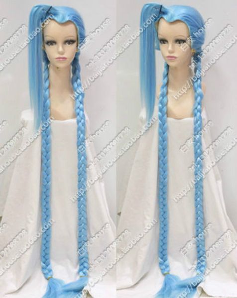 inx lol long braids light blue league of legends cosplay party wig hair 150cm, Black
inx lol long braids light blue league of legends cosplay party wig hair 150cm, Black