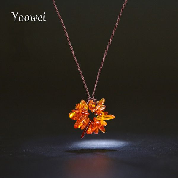 yoowei wholesale natural amber necklace for girl women hand wrapped irregular cognac bead baltic amber necklace jewelry supplies, Silver
yoowei wholesale natural amber necklace for girl women hand wrapped irregular cognac bead baltic amber necklace jewelry supplies, Silver