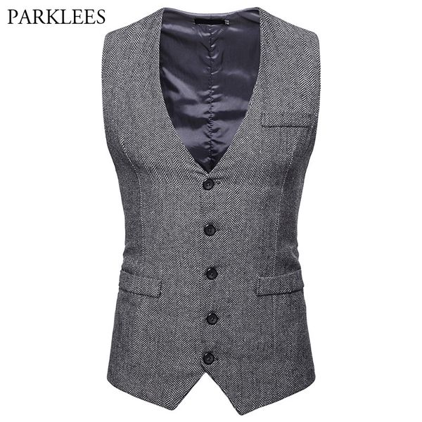 men's herringbone tweed suit vest 2018 new single breasted wedding tuxedo vest men business casual waistcoat for male xxl, Black;white
men's herringbone tweed suit vest 2018 new single breasted wedding tuxedo vest men business casual waistcoat for male xxl, Black;white