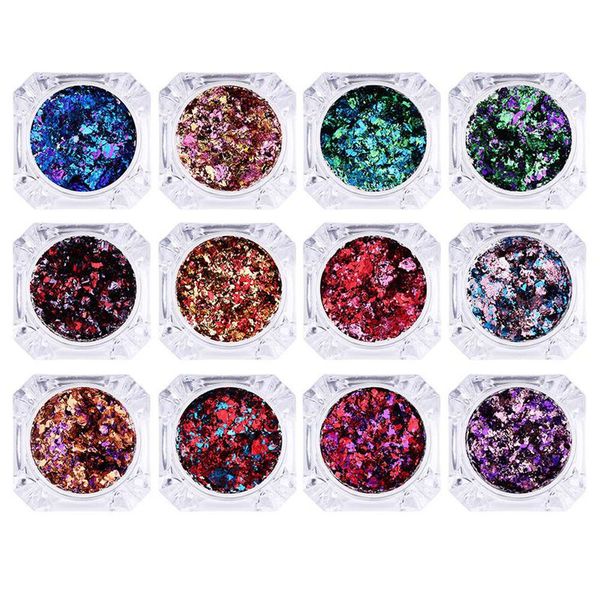 1 box chameleon 3d diy flakes sequins nail glitter powder dust mirror chrome pigment nail art sheets decorations, Silver;gold
1 box chameleon 3d diy flakes sequins nail glitter powder dust mirror chrome pigment nail art sheets decorations, Silver;gold