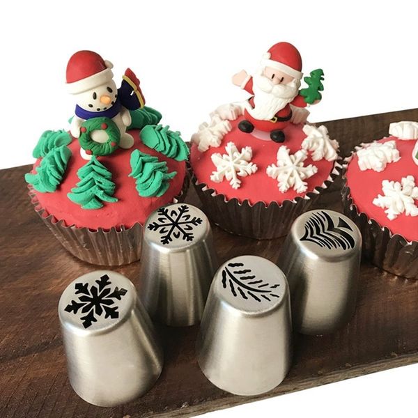 christmas pastry cake nozzles santa claus christmas tree snow leaf icing piping tips russian nozzle cupcake cake baking tools
christmas pastry cake nozzles santa claus christmas tree snow leaf icing piping tips russian nozzle cupcake cake baking tools