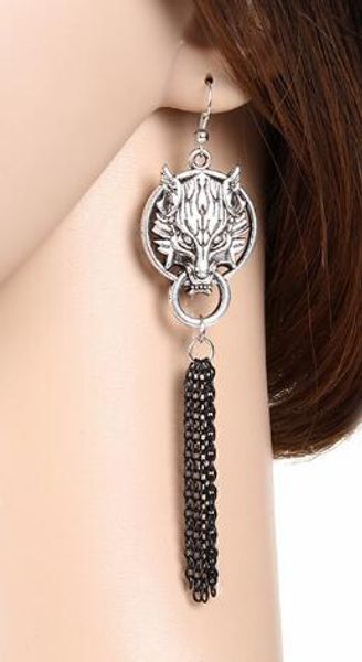 new european and american fashion earring personality retro animal forest lutou long style tassel earrings fashion classic delicate eleg, Silver
new european and american fashion earring personality retro animal forest lutou long style tassel earrings fashion classic delicate eleg, Silver