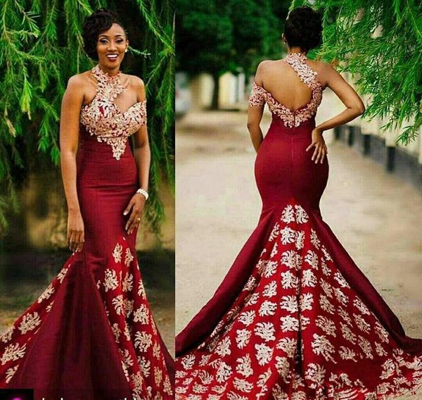 2018 dark red mermaid long evening dresses high neck chapel train zipper back mermaid formal evening gowns prom dresses, Black;red
2018 dark red mermaid long evening dresses high neck chapel train zipper back mermaid formal evening gowns prom dresses, Black;red