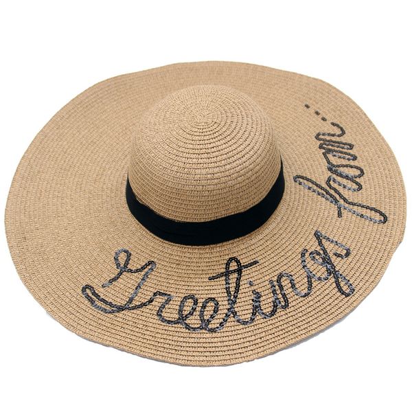 letter embroidery cap big brim ladies summer straw hat for women shade sun hats beach hat, Blue;gray
letter embroidery cap big brim ladies summer straw hat for women shade sun hats beach hat, Blue;gray