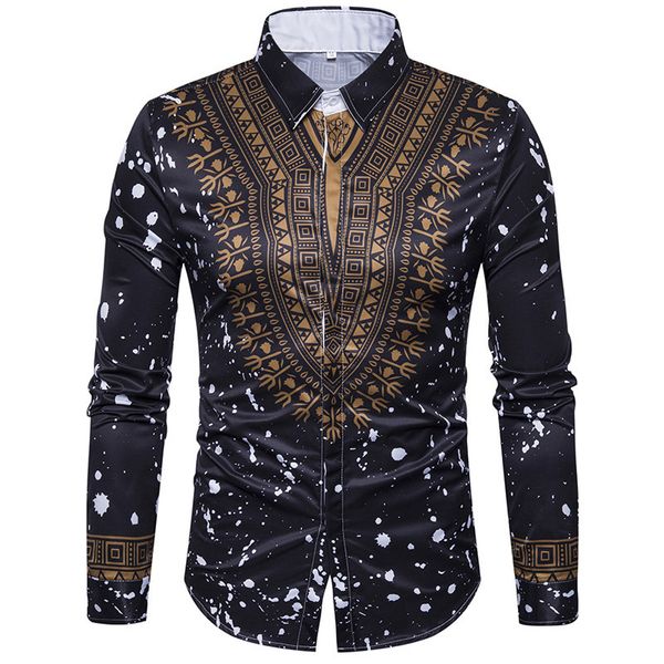 newdiscvry national mens shirts casual slim fit 2018 autumn fashion printed long sleeve shirts cotton man camisa male clothes, White;black
newdiscvry national mens shirts casual slim fit 2018 autumn fashion printed long sleeve shirts cotton man camisa male clothes, White;black