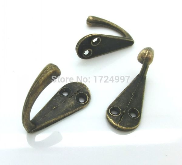 20pcs bronze tone metal coat hook bag clothes hanging 2 holes hook single 33 x14mm j1266
20pcs bronze tone metal coat hook bag clothes hanging 2 holes hook single 33 x14mm j1266