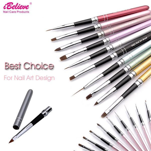 ibelieve 10pcs/set painting nail brush nail art uv gel brush bylon metal handle carving tools professional tool, Silver
ibelieve 10pcs/set painting nail brush nail art uv gel brush bylon metal handle carving tools professional tool, Silver