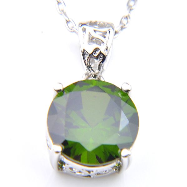 10pcs luckyshine new women fashion round green cubic zirconia gemstone silver pendants necklaces for holiday wedding party
10pcs luckyshine new women fashion round green cubic zirconia gemstone silver pendants necklaces for holiday wedding party