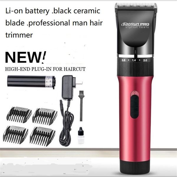 professional electric hair clipper black ceramic cut blade 2000ma battery man precison body grooming trimmer beard trimming shaver
professional electric hair clipper black ceramic cut blade 2000ma battery man precison body grooming trimmer beard trimming shaver