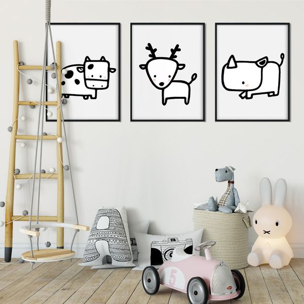 art nordic style decoration modern living room wall printing cartoon animal painting fashion canvas pictures minimalism posters
art nordic style decoration modern living room wall printing cartoon animal painting fashion canvas pictures minimalism posters