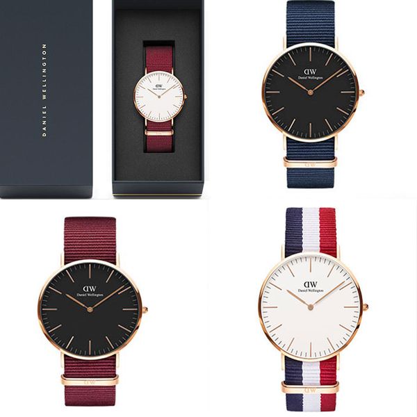 2018 new fashion Daniel watches red blue nylon belt 36MM business casual ladies quartz watch
2018 new fashion Daniel watches red blue nylon belt 36MM business casual ladies quartz watch