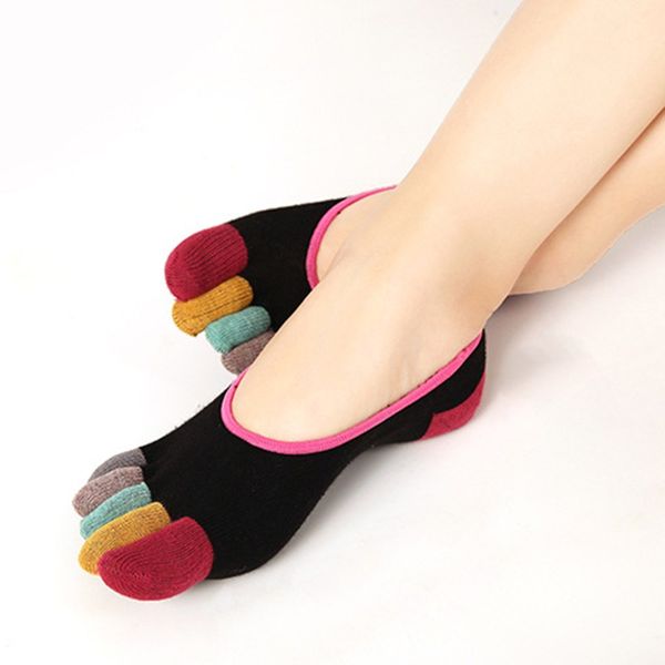 nice women separated toes ankle yoga socks gym training dance sport exercise five fingers socks non slip women nx, Black
nice women separated toes ankle yoga socks gym training dance sport exercise five fingers socks non slip women nx, Black