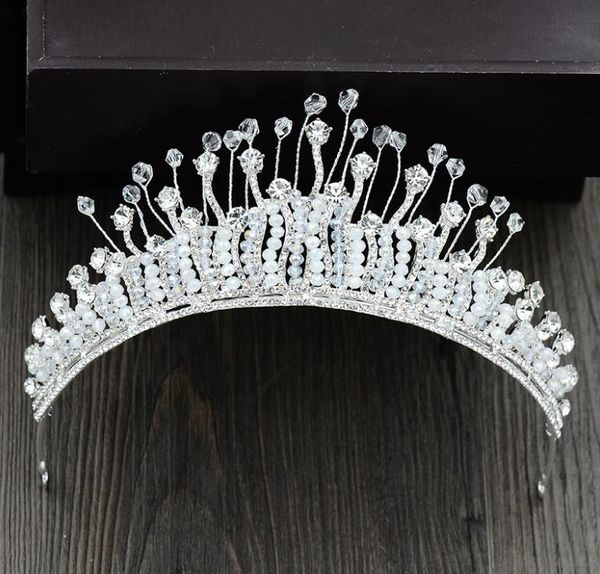 2018 new handmade crystal crown bridal headband hoop wedding dress, bridal dress, accessories, Silver
2018 new handmade crystal crown bridal headband hoop wedding dress, bridal dress, accessories, Silver