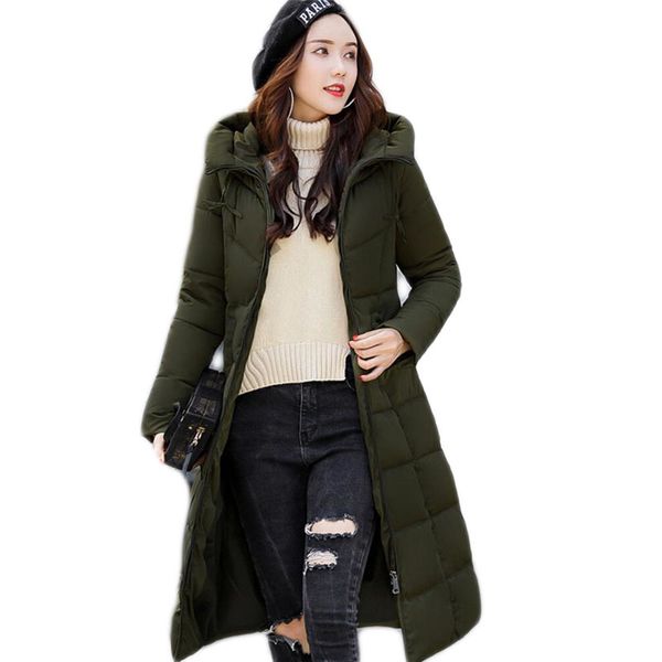 2018 new arrival winter jacket women hooded cotton padded long warm thicken female coats parka parkas outwear b373, Black
2018 new arrival winter jacket women hooded cotton padded long warm thicken female coats parka parkas outwear b373, Black