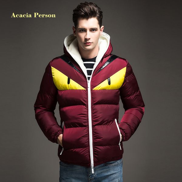 2018 new fashion design men's winter jacket big eye contrast cotton-padded parka puffer hooded coat veste homme hiver, Black
2018 new fashion design men's winter jacket big eye contrast cotton-padded parka puffer hooded coat veste homme hiver, Black