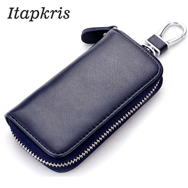 itapkris leather men housekeeper coin pouch key wallet fashion organization car key holder with keyring black, Red;blue
itapkris leather men housekeeper coin pouch key wallet fashion organization car key holder with keyring black, Red;blue