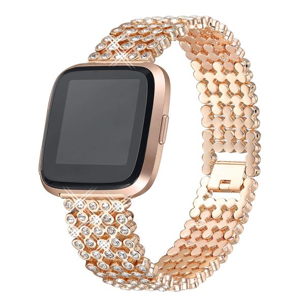 folome for versa metal replacement bling crystal full drill breathing watch strap wristbands for versa smart watch, Black;brown
folome for versa metal replacement bling crystal full drill breathing watch strap wristbands for versa smart watch, Black;brown