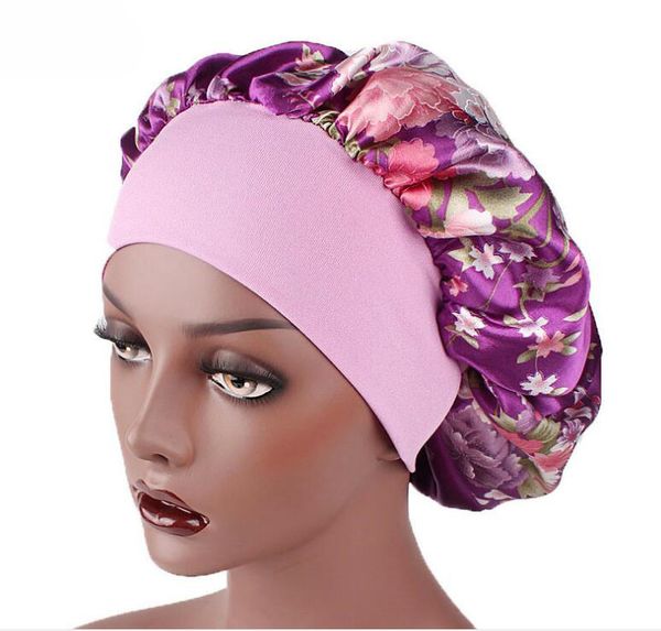 new womens sleep night cap wide band floral print satin bonnet hair beauty hair care cap chemo beanie curly springy hair 8 colors, Yellow
new womens sleep night cap wide band floral print satin bonnet hair beauty hair care cap chemo beanie curly springy hair 8 colors, Yellow