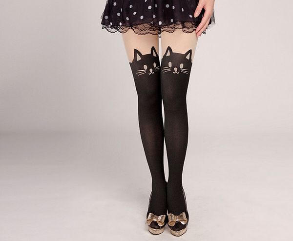 Cat Head Tail Tattoo Stockings Women Sexy Knee High Gipsy Mock Stocking Hosiery Cheap Wholesale Free Ship
Cat Head Tail Tattoo Stockings Women Sexy Knee High Gipsy Mock Stocking Hosiery Cheap Wholesale Free Ship