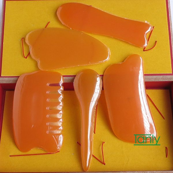 good quality resin guasha plate fish shaped body massager finger face scrape 5pcs/set massage & relaxation guasha tool
good quality resin guasha plate fish shaped body massager finger face scrape 5pcs/set massage & relaxation guasha tool