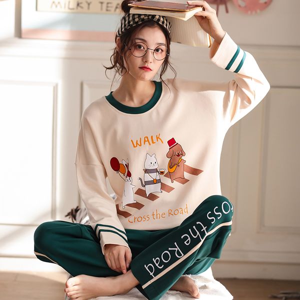 new fashion autum pajamas 2018 long sleeve pajamas suit for women fall full pants women's clothing girl pijamas female lounge, Blue;gray
new fashion autum pajamas 2018 long sleeve pajamas suit for women fall full pants women's clothing girl pijamas female lounge, Blue;gray