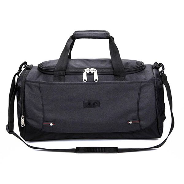 men popular simple big capacity polyester handbag outdoor travelling single-shoulder bag - black grey ing
men popular simple big capacity polyester handbag outdoor travelling single-shoulder bag - black grey ing