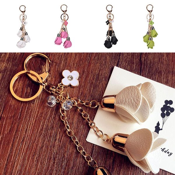 2018 new charm fashion leather rose flower key chain cute tassel flower key chain women keychain female bag pendant jewelry
2018 new charm fashion leather rose flower key chain cute tassel flower key chain women keychain female bag pendant jewelry