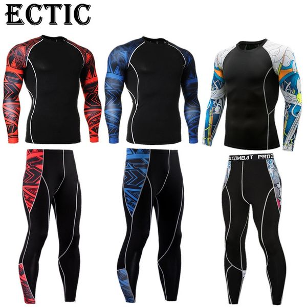 ectic 2018 thermal underwear survetement football clothes men running sets compression underwear fitness gym warm sportswear, White;black 
ectic 2018 thermal underwear survetement football clothes men running sets compression underwear fitness gym warm sportswear, White;black